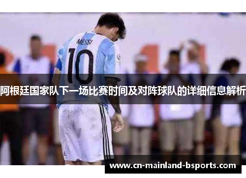 阿根廷国家队下一场比赛时间及对阵球队的详细信息解析