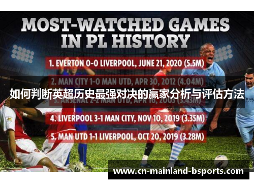 如何判断英超历史最强对决的赢家分析与评估方法