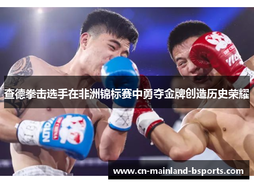 查德拳击选手在非洲锦标赛中勇夺金牌创造历史荣耀