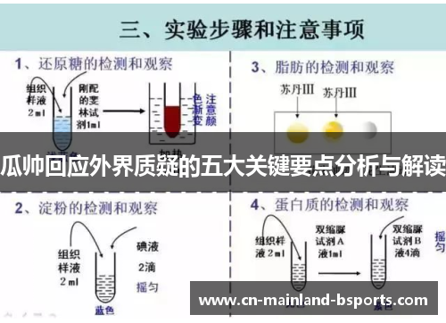 瓜帅回应外界质疑的五大关键要点分析与解读